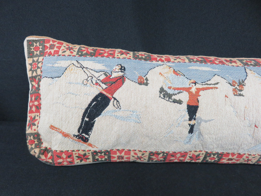 Bolster Winter Scene Pillow