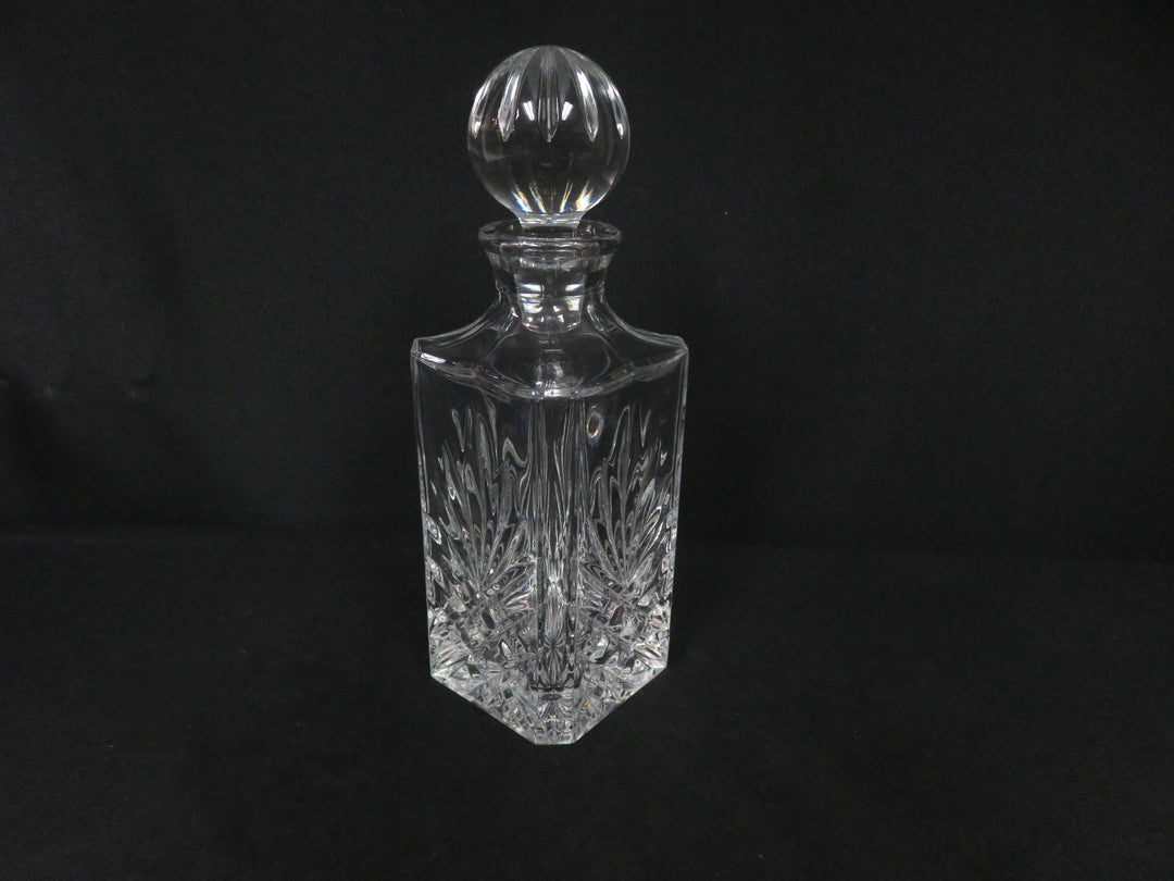 Pressed Glass Spirits Decanter