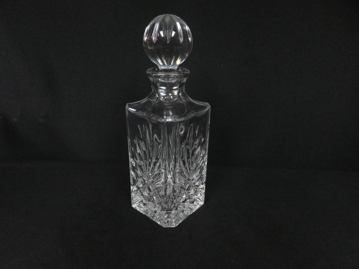 Pressed Glass Spirits Decanter