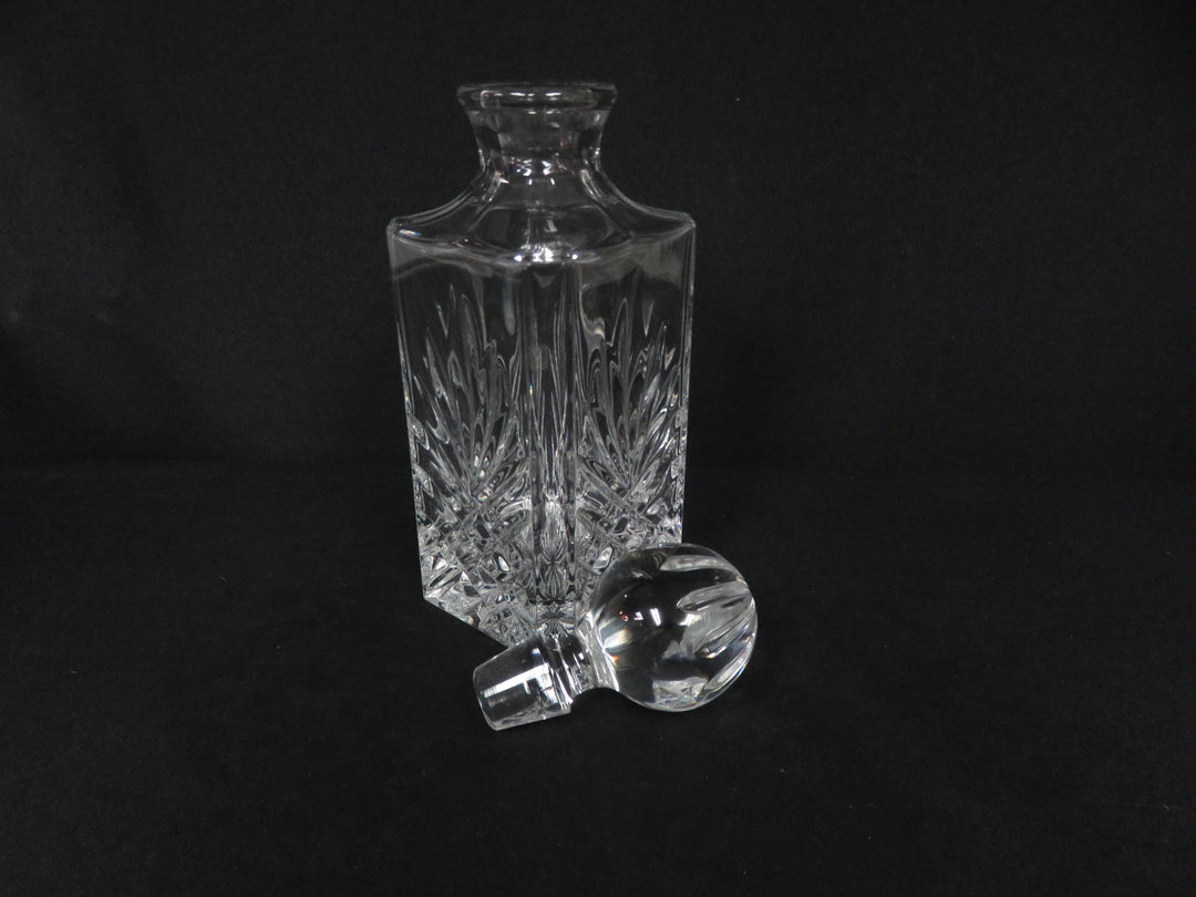 Pressed Glass Spirits Decanter