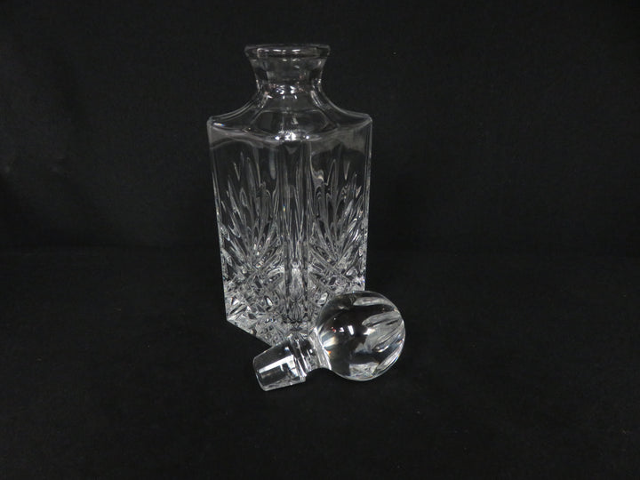 Pressed Glass Spirits Decanter