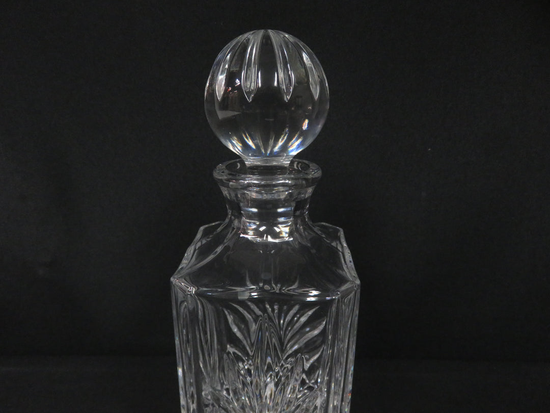 Pressed Glass Spirits Decanter