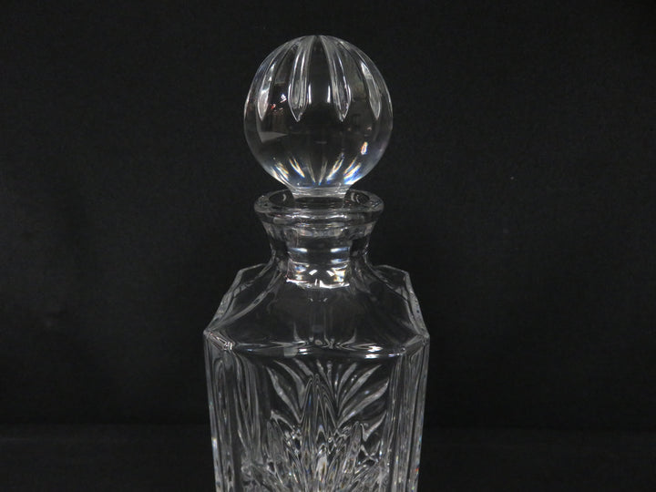 Pressed Glass Spirits Decanter