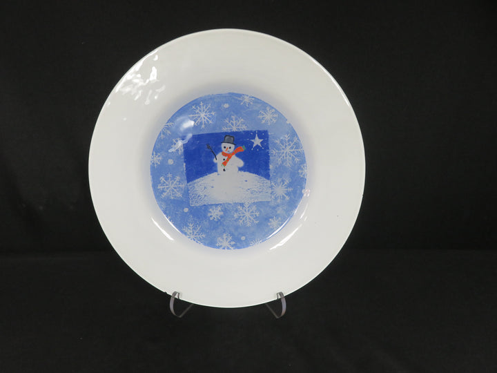 Crate & Barrel Snowman Platter