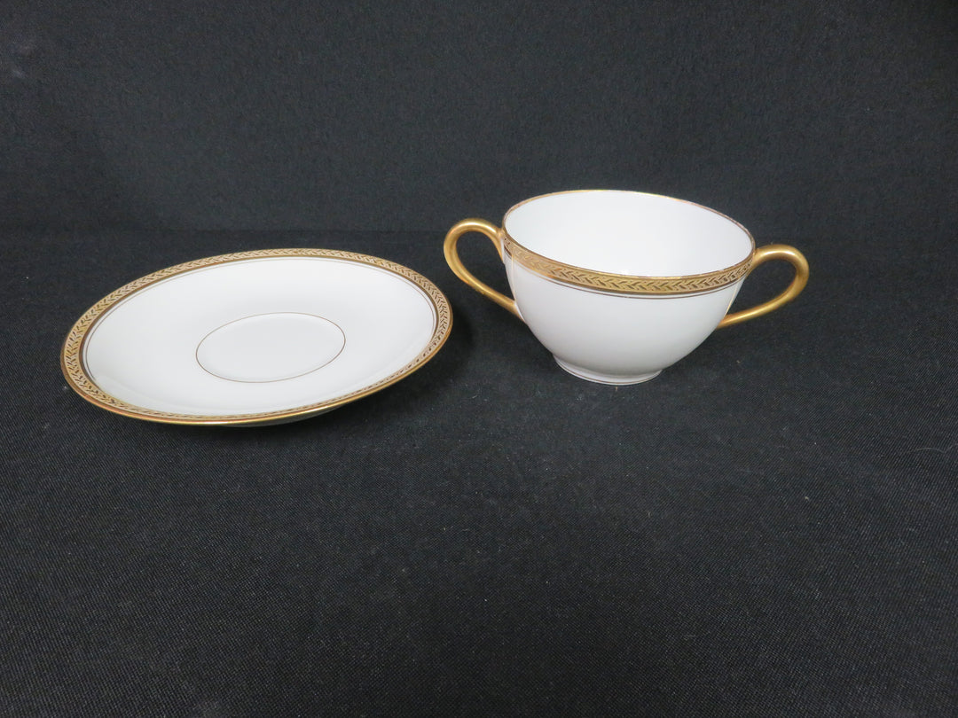 Antique Marshall Field & Co Bouillon Cups with Saucers
