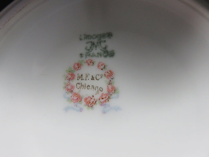 Antique Marshall Field & Co Bouillon Cups with Saucers