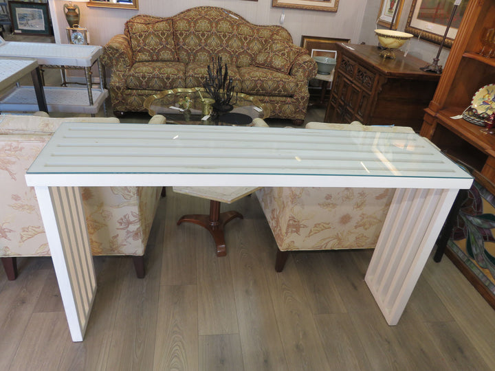 Painted Wood Console Table