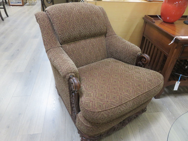 Vintage Upholstered Arm Chair