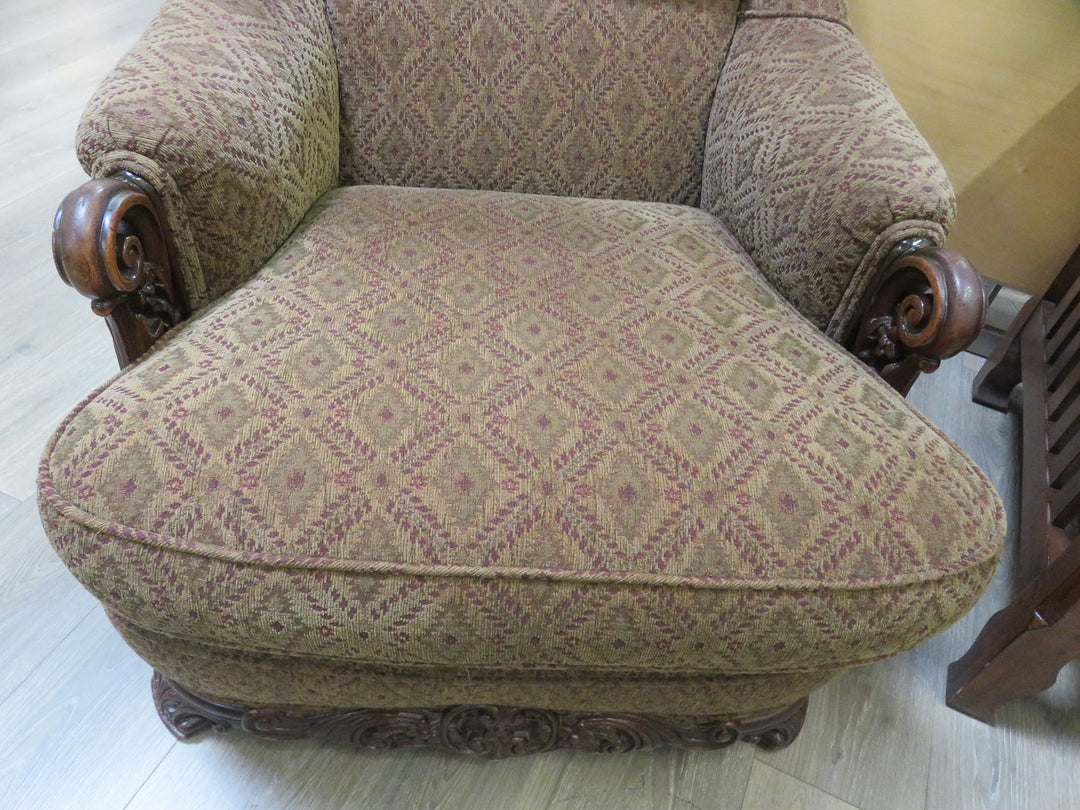 Vintage Upholstered Arm Chair