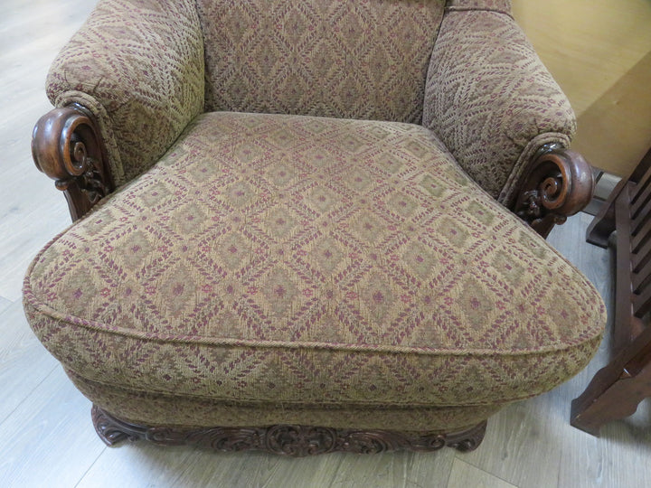 Vintage Upholstered Arm Chair
