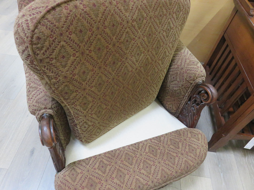 Vintage Upholstered Arm Chair