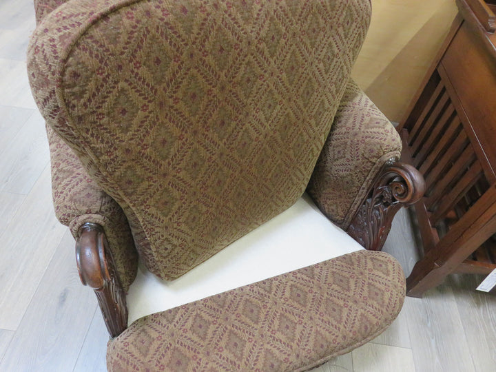 Vintage Upholstered Arm Chair
