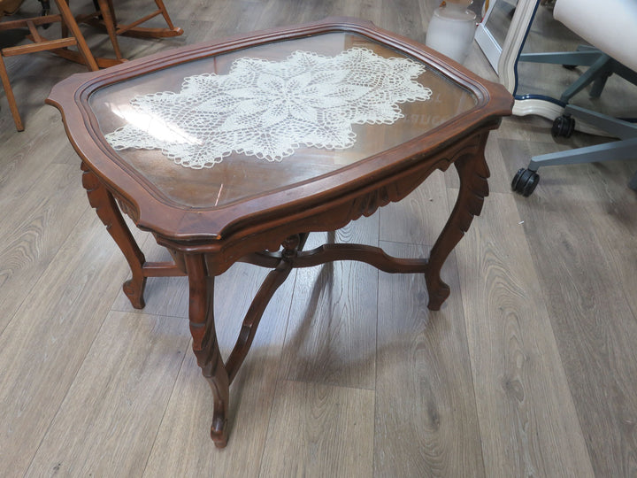 Vintage Carved Coffee Table