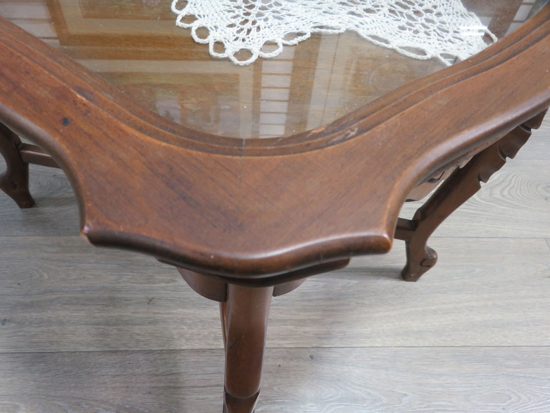 Vintage Carved Coffee Table