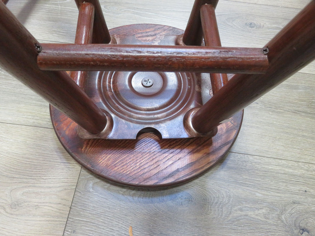 Wood Swivel Stool