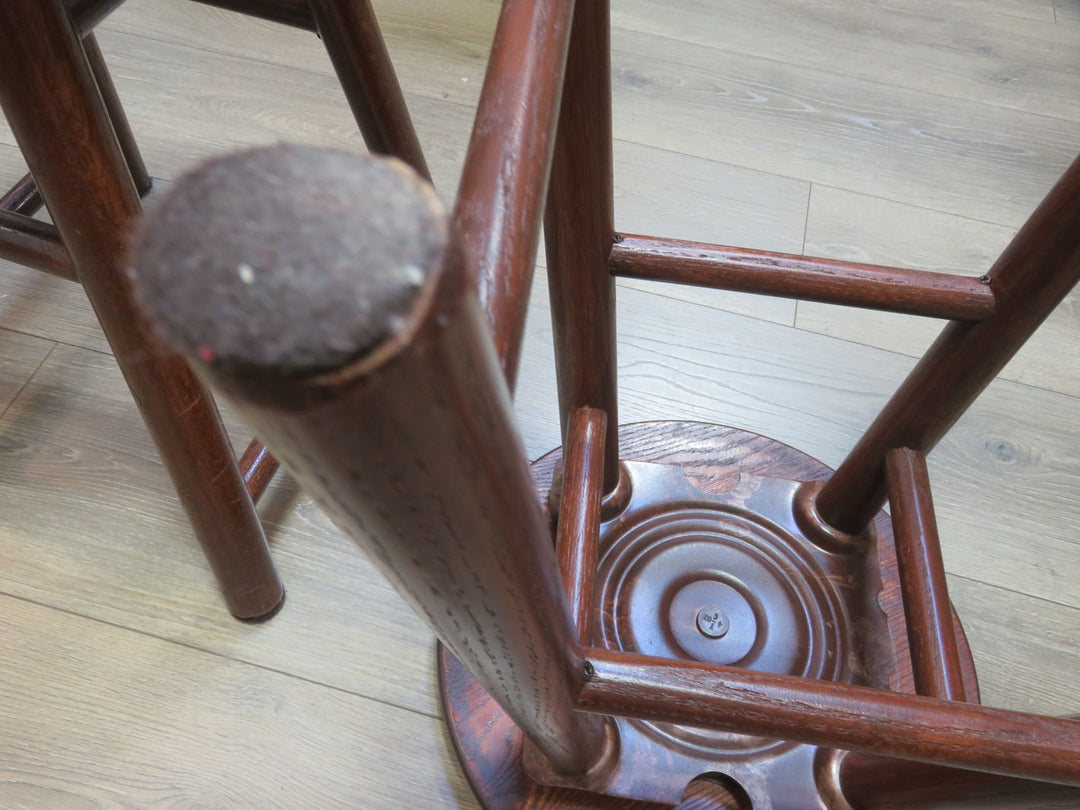 Wood Swivel Stool