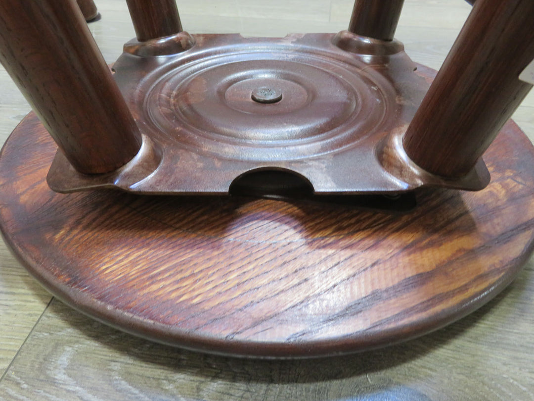 Wood Swivel Stool