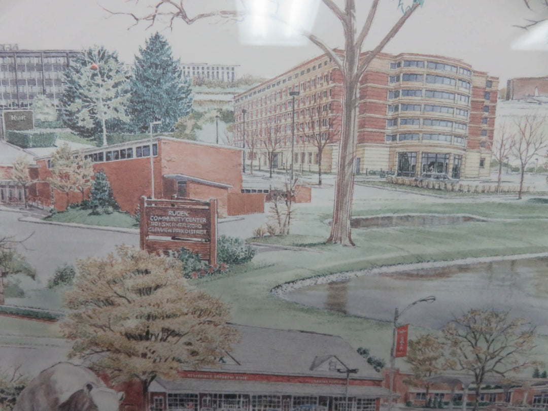Glenview Landmarks Print