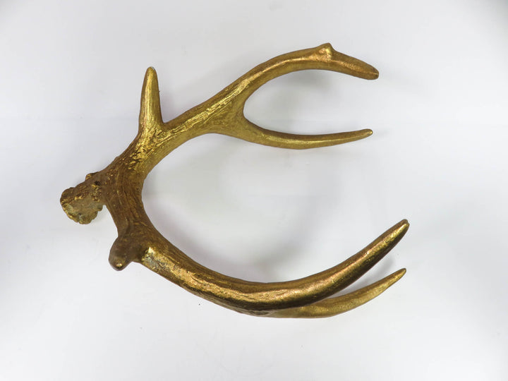 Gold Finished Antler Decor