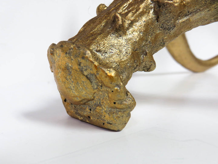 Gold Finished Antler Decor