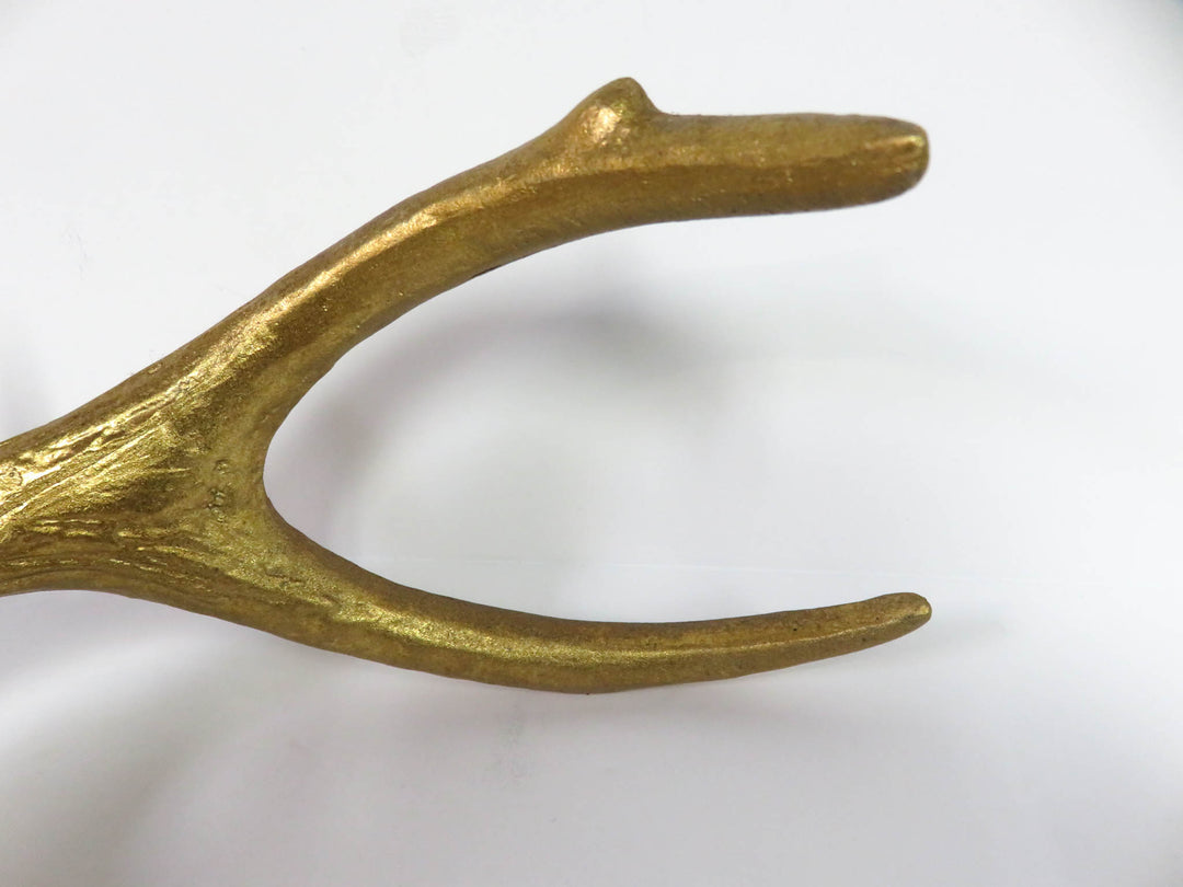 Gold Finished Antler Decor