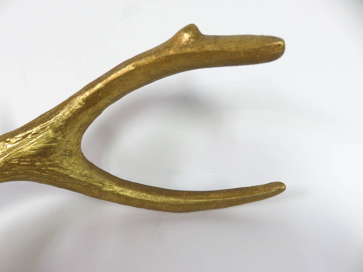 Gold Finished Antler Decor