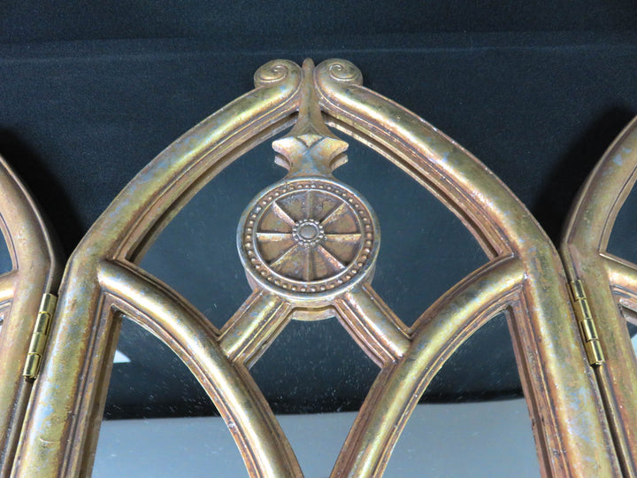 Triptych Cathedral-Style Mirror