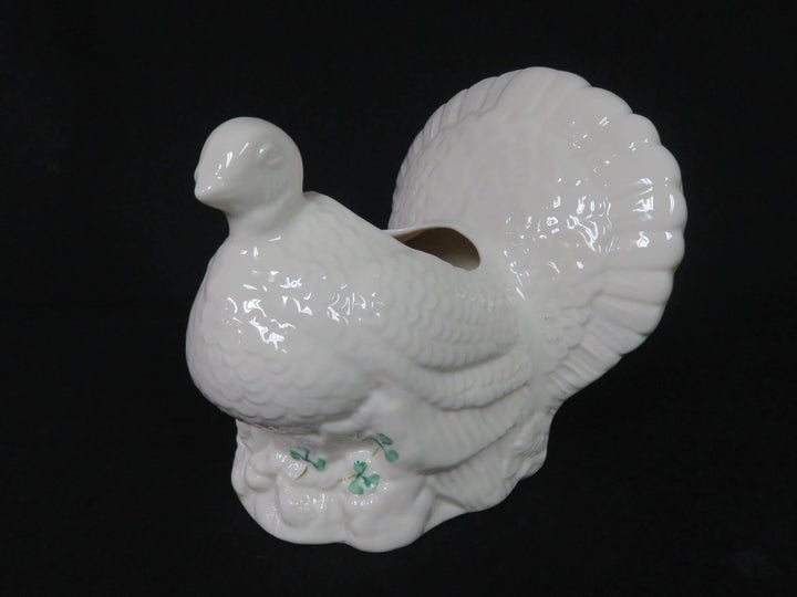 Belleek Turkey Vessel