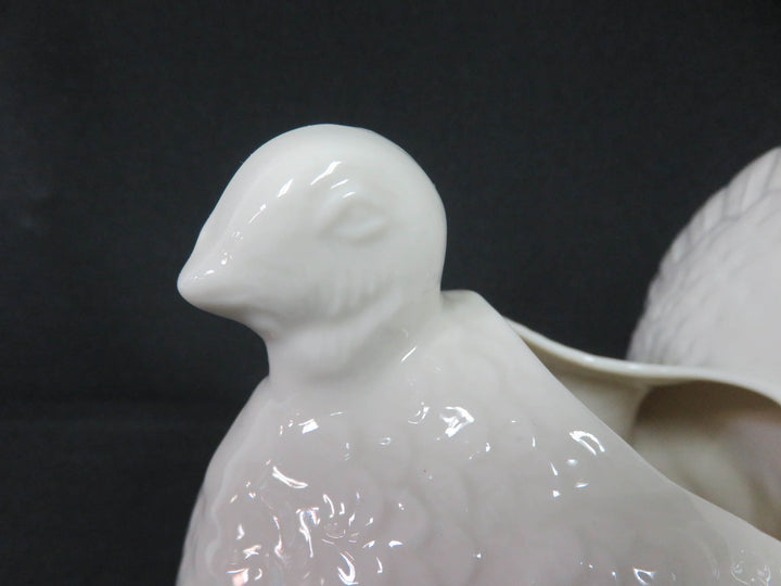 Belleek Turkey Vessel