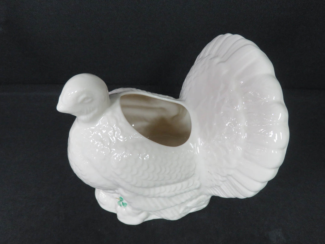 Belleek Turkey Vessel