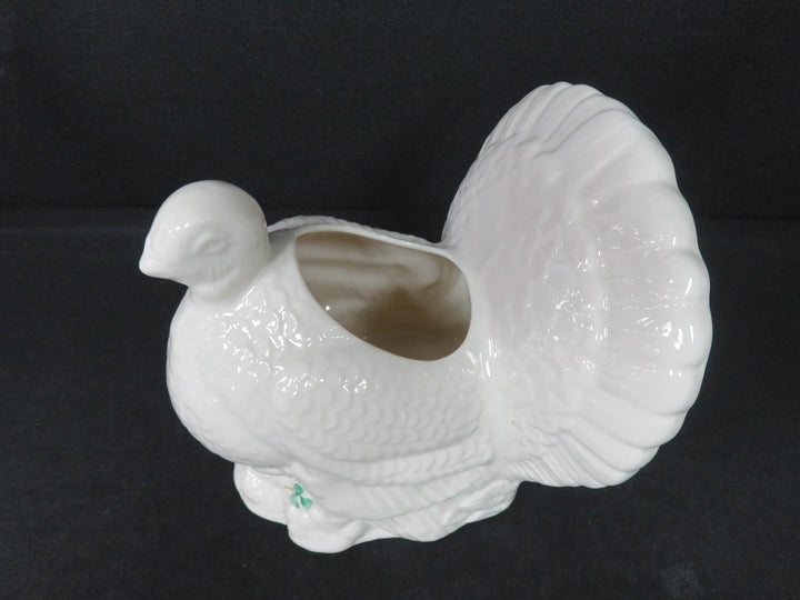 Belleek Turkey Vessel