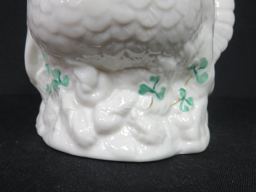 Belleek Turkey Vessel