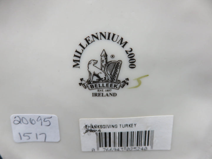Belleek Turkey Vessel