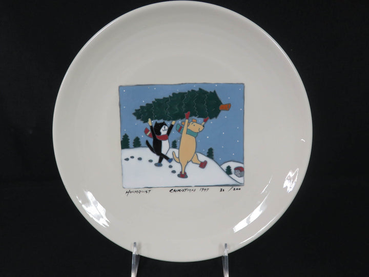 Holmquist Pottery Christmas Plate