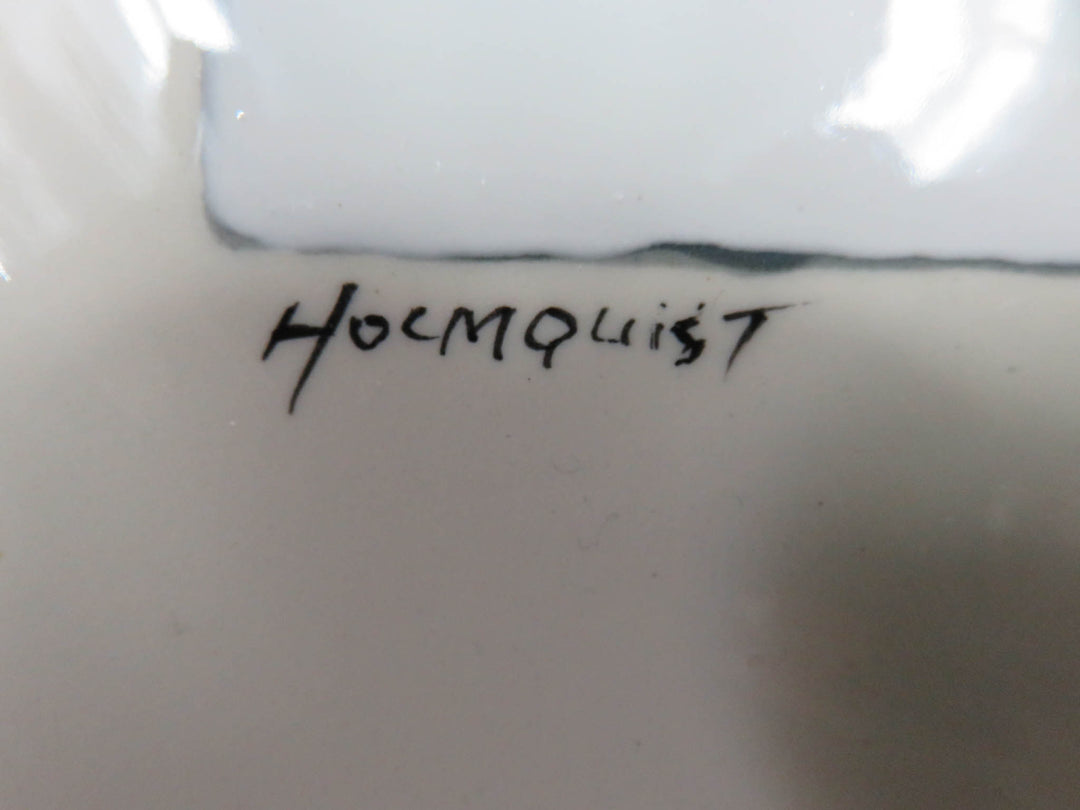 Holmquist Pottery Christmas Plate