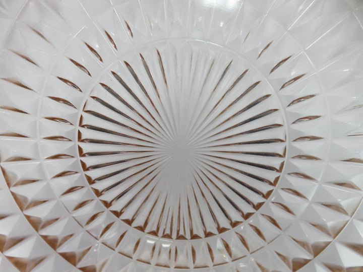 Jeanette Glass Pink Platter