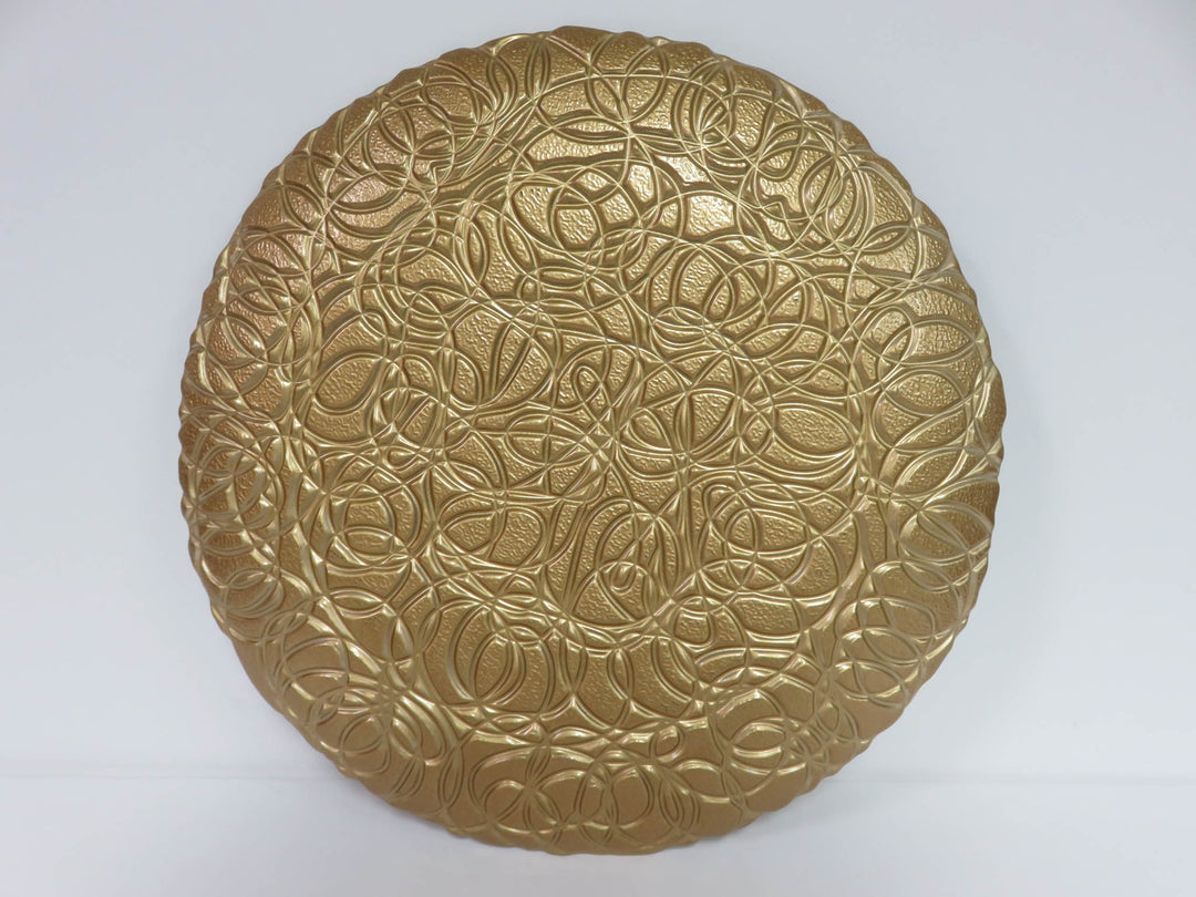 Gold Glass Charger Set