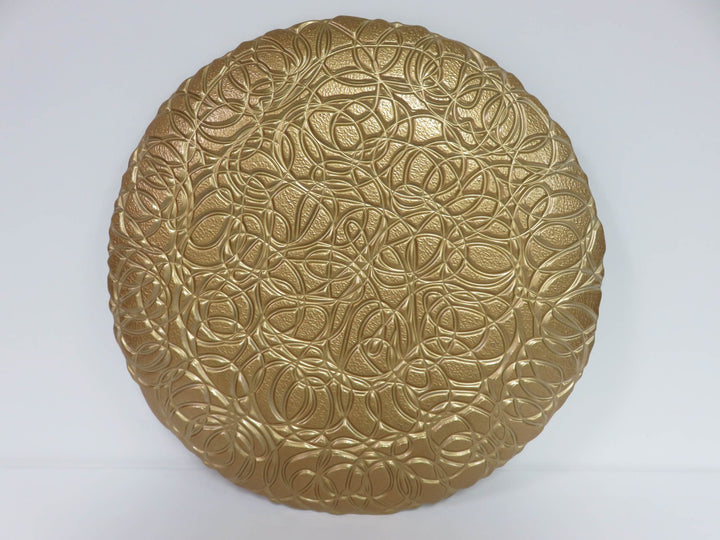 Gold Glass Charger Set