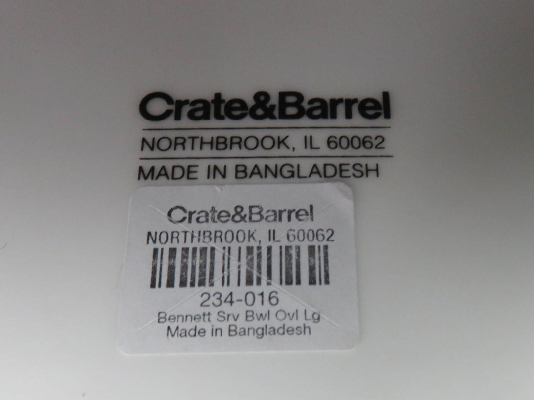 Crate & Barrel Serving Bowl