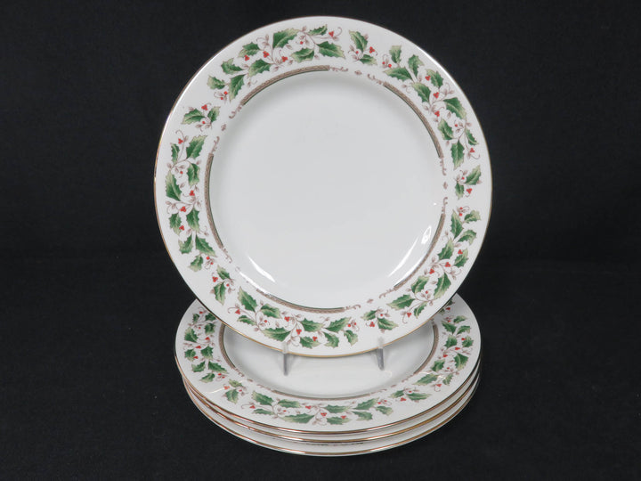 Holly Holiday Plates by Royal Co.