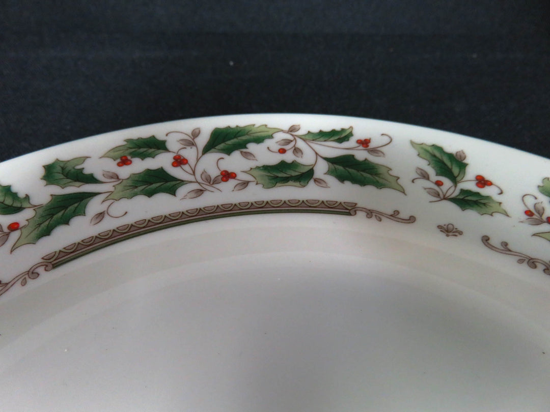 Holly Holiday Plates by Royal Co.