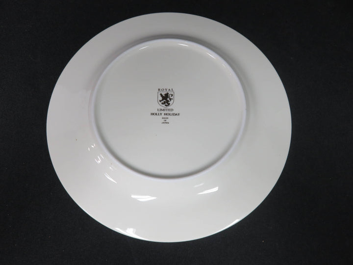 Holly Holiday Plates by Royal Co.