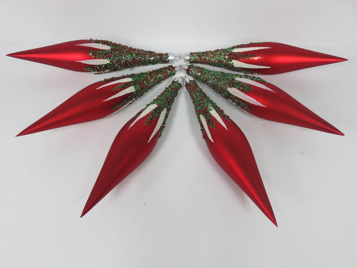Long Teardrop Christmas Ormaments
