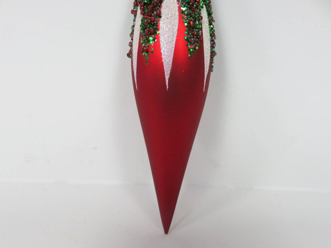 Long Teardrop Christmas Ormaments