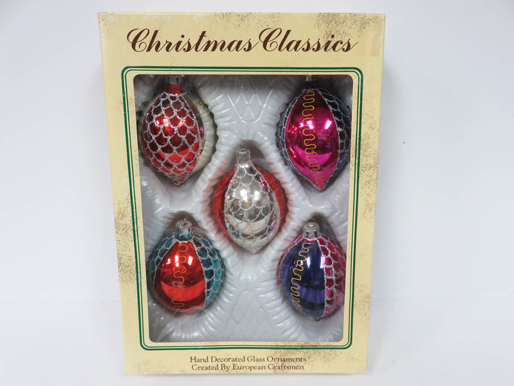 Vintage European Boxed Ornaments