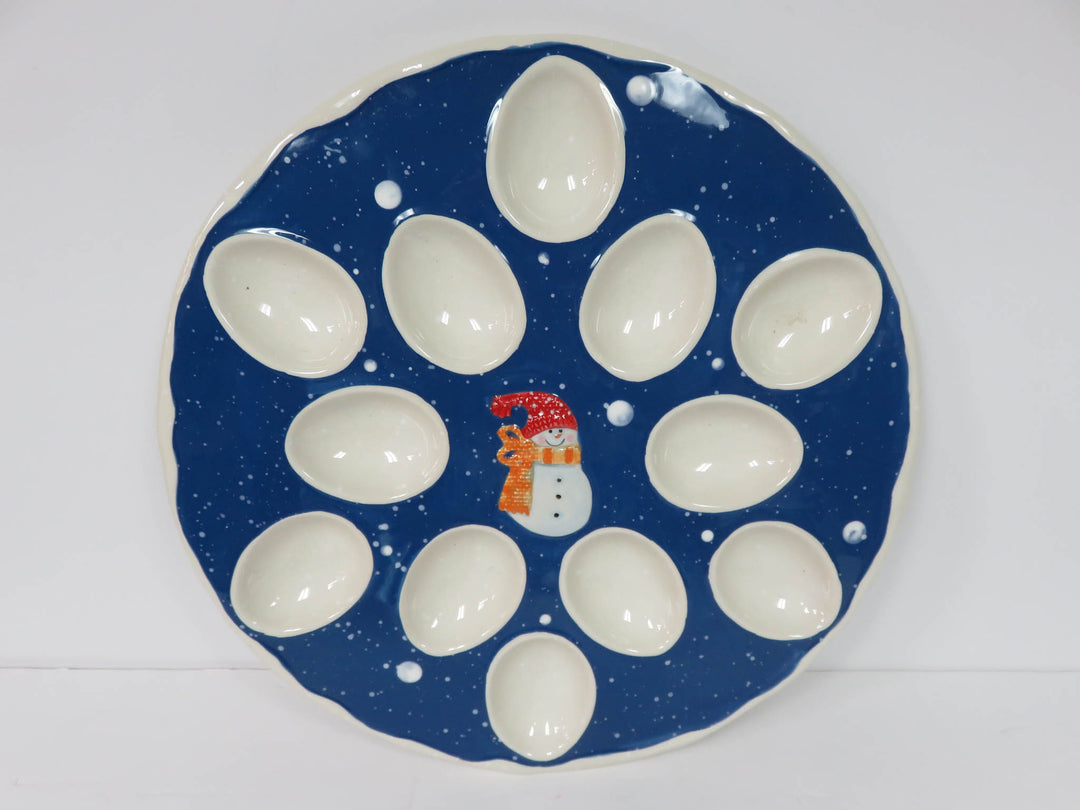 Holiday Egg Plate