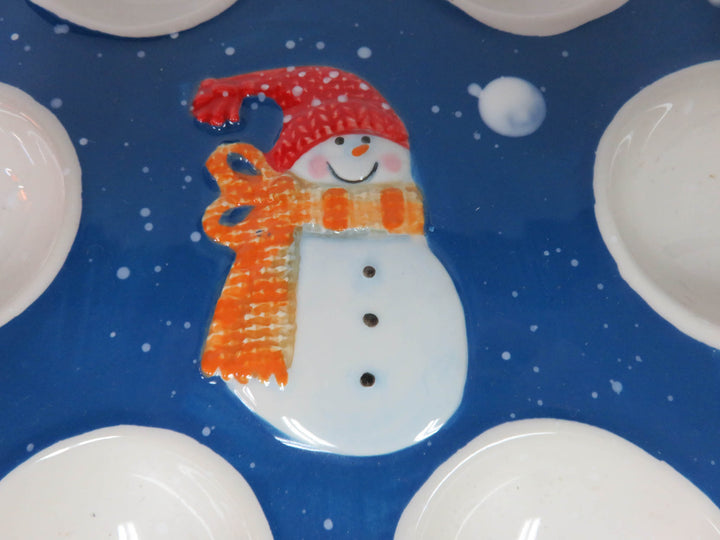 Holiday Egg Plate