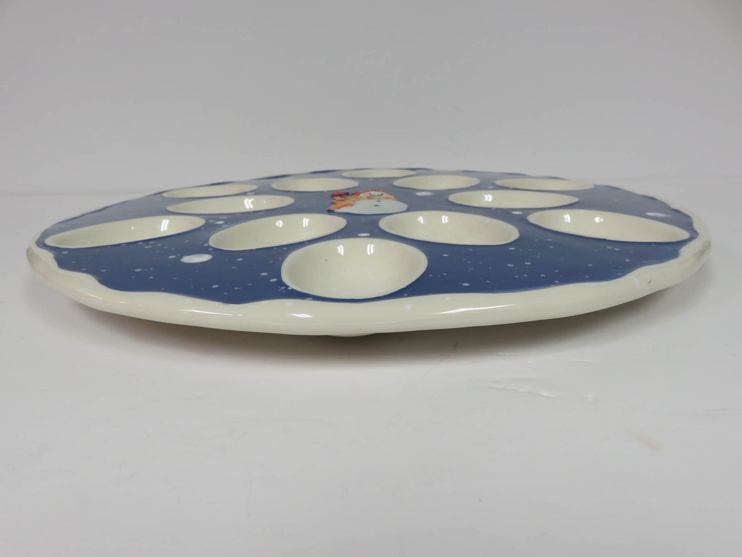 Holiday Egg Plate
