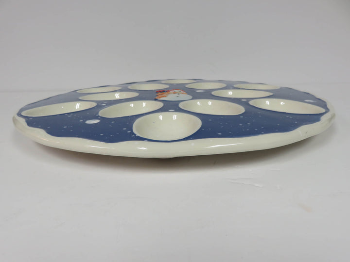 Holiday Egg Plate