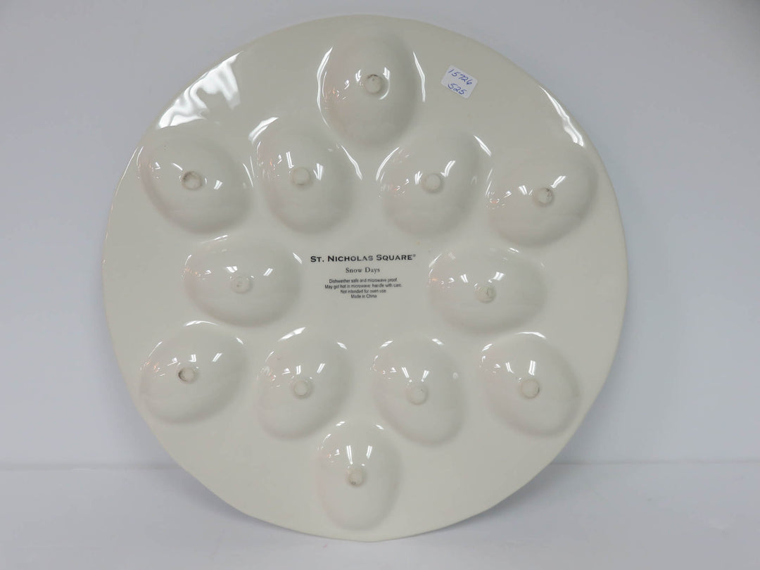Holiday Egg Plate